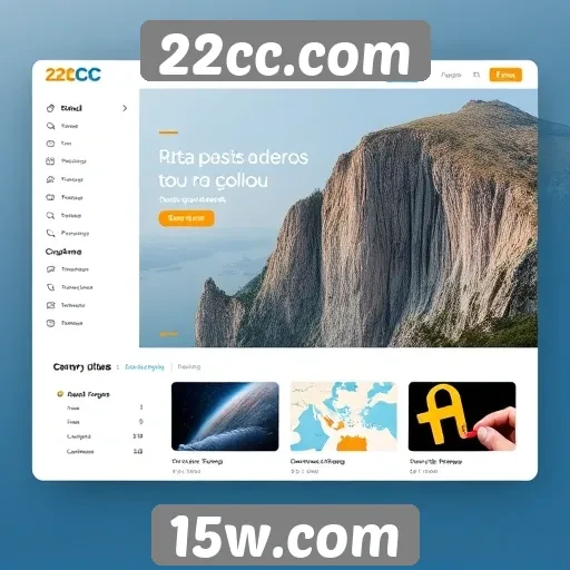 Explorando a interface amigável do site 22cc.com